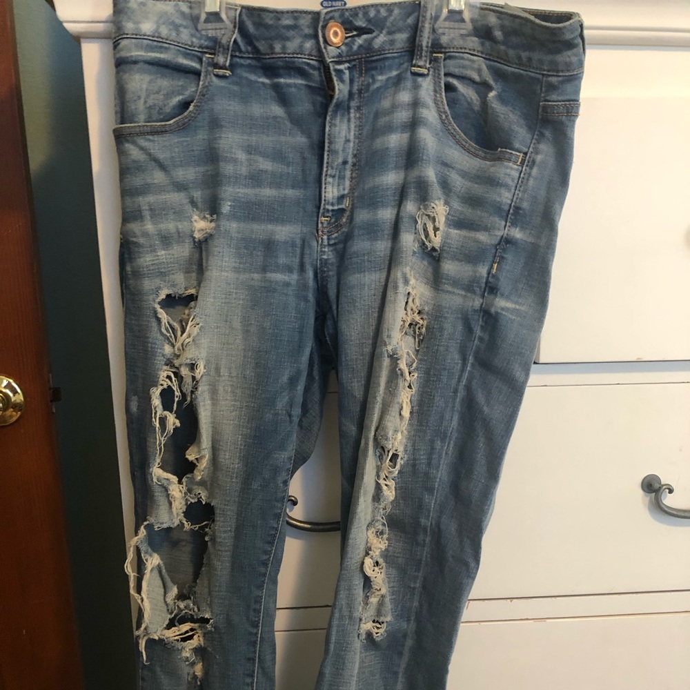 American eagle, distressed jeans